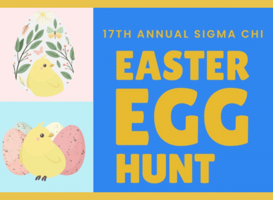 Sigma Chi To Host 17th Annual Easter Egg Hunt