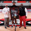 Terry Taylor was honored as APSU's all-time leading scorer on Feb. 13. ROBERT SMITH | APSU ATHLETICS