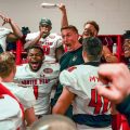 Scotty Walden and the APSU football team picked up their first win at Jacksonville State since 1979 on Sunday, March 28. ERIC ELLIOT | APSU ATHLETICS