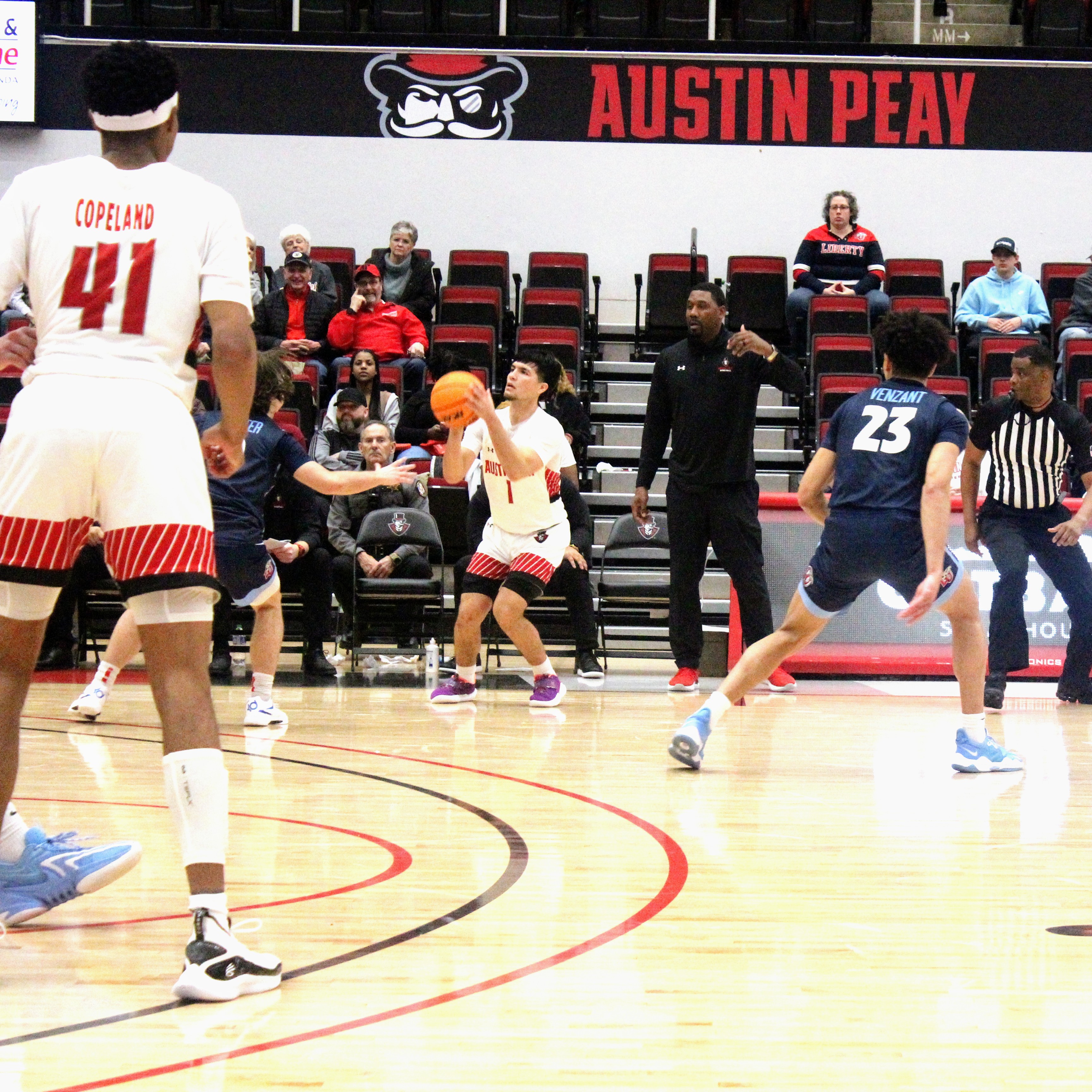 The Austin Peay State University Men's Basketball Fall to Liberty